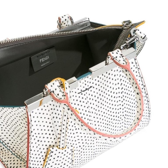 Fendi 2Jours Python Leather Satchel - Picture 2 of 4